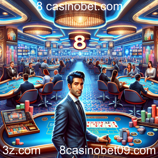 Experimente a Emoção do Cassino Ao Vivo no 8 casinobet.com